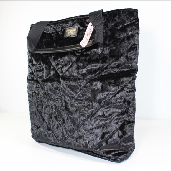 Victoria's Secret Handbags - Victoria Secret Velvet Tote Bag! NWT!
